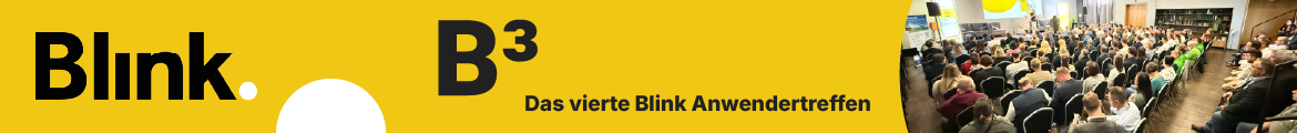 B³ - Blink Anwendertreffen 2026
