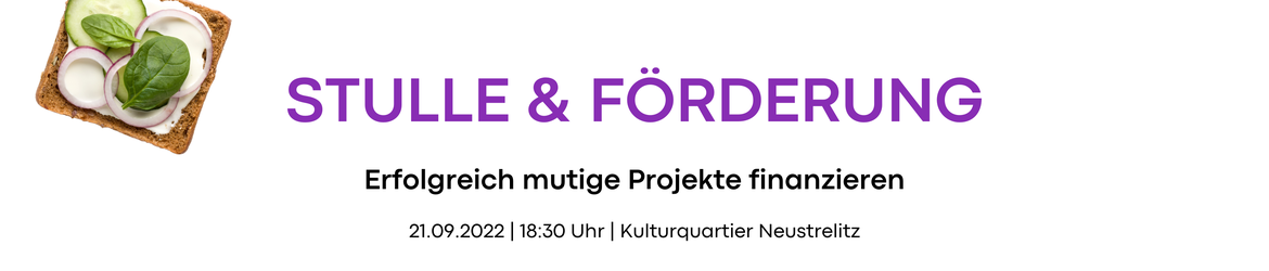 Meet-up: Stulle & Förderung in Neustrelitz
