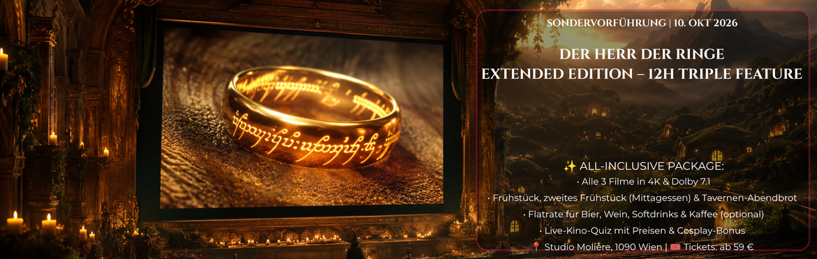 DER HERR DER RINGE – Extended Edition Triple Feature Marathon (All-Inclusive)
