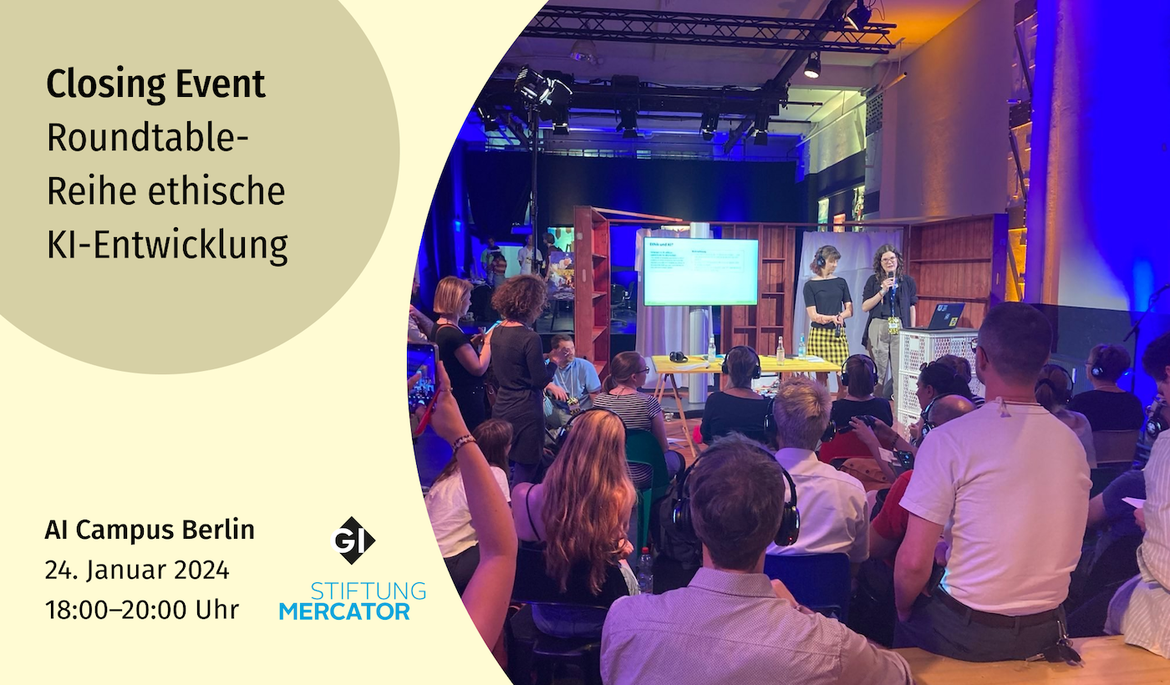 Roundtable-Reihe ethische KI-Entwicklung: Closing Event