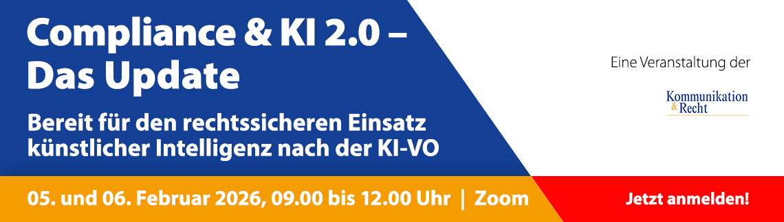 Compliance & KI 2.0 - 5./6. Februar 2026