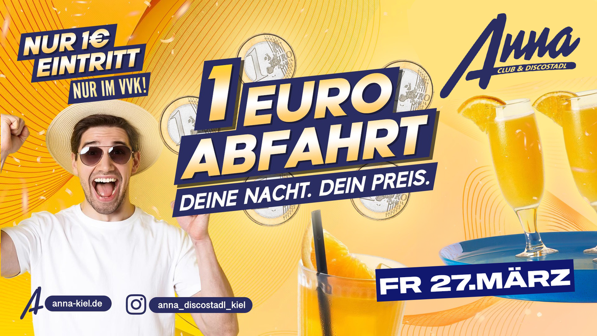 1 EURO ABFAHRT