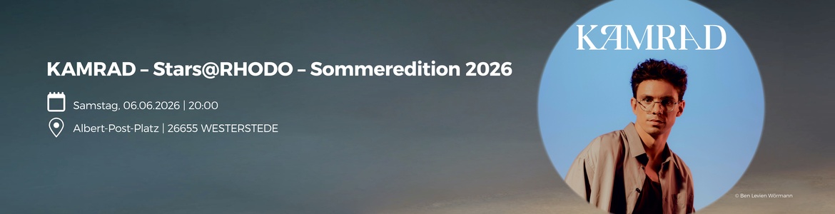 KAMRAD - Stars@RHODO - Sommeredition 2026