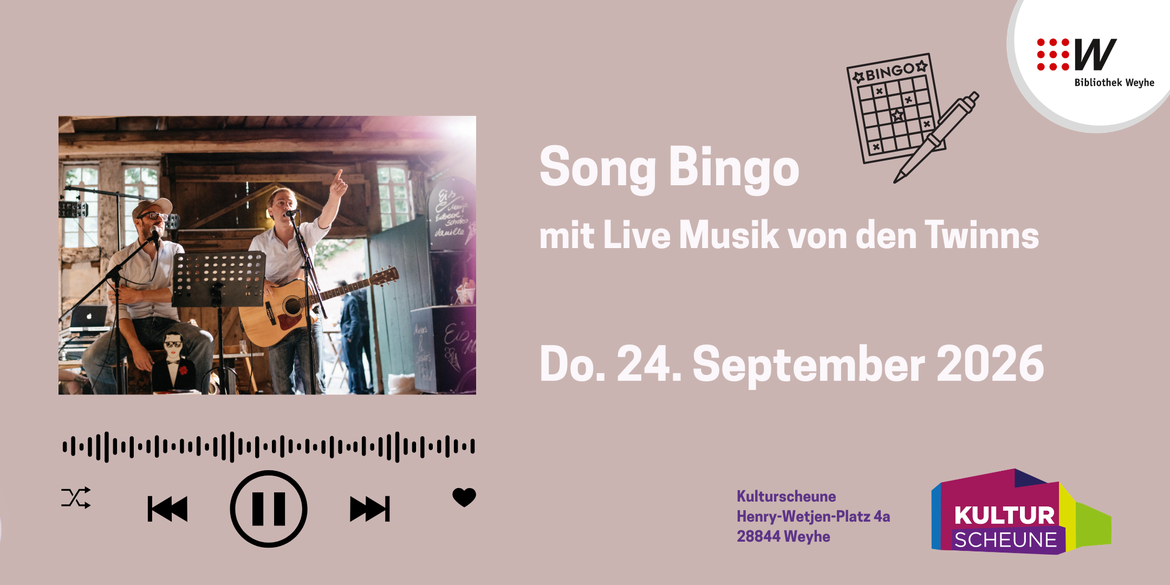 Song-Bingo mit Live-Musik von den twinns