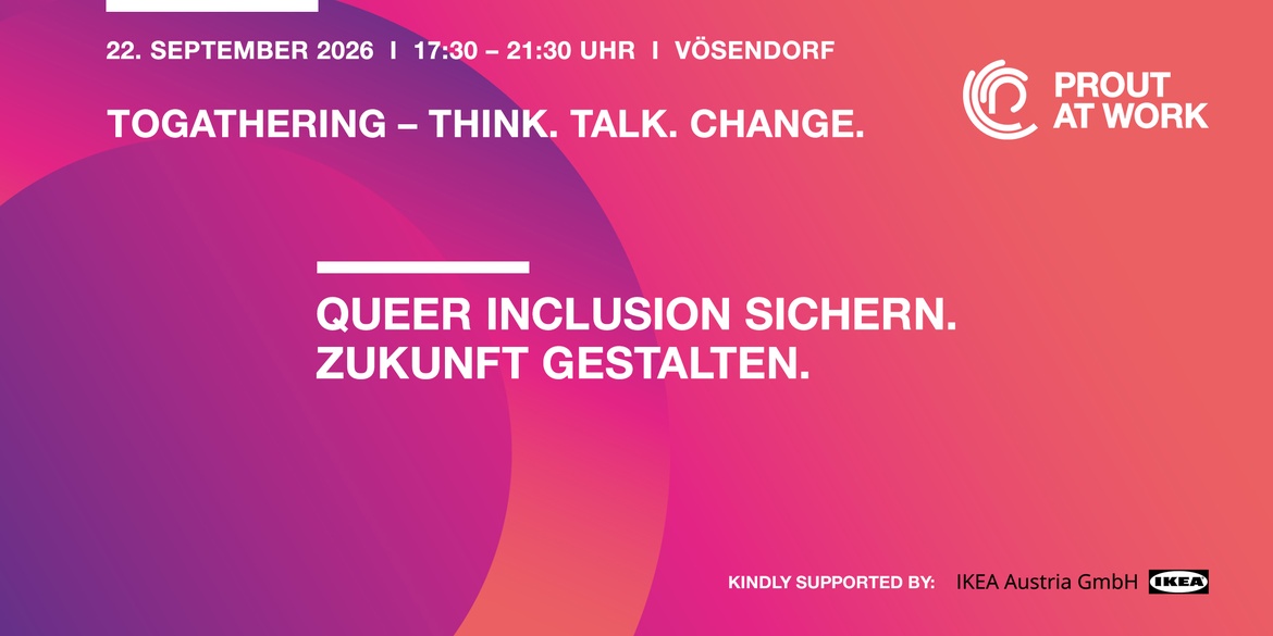 TOGATHERING - Queer Inclusion sichern. Zukunft gestalten.