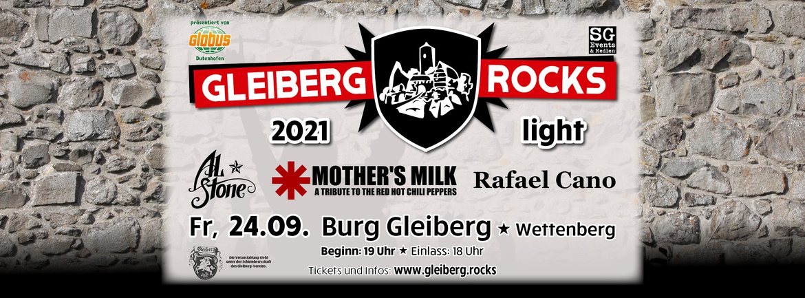 Gleiberg rocks LIGHT: Mother's Milk, Al Stone & Rafael Cano