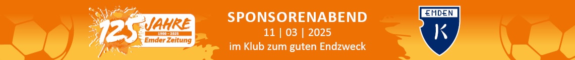 Sponsorenabend Kickers X Emder Zeitung