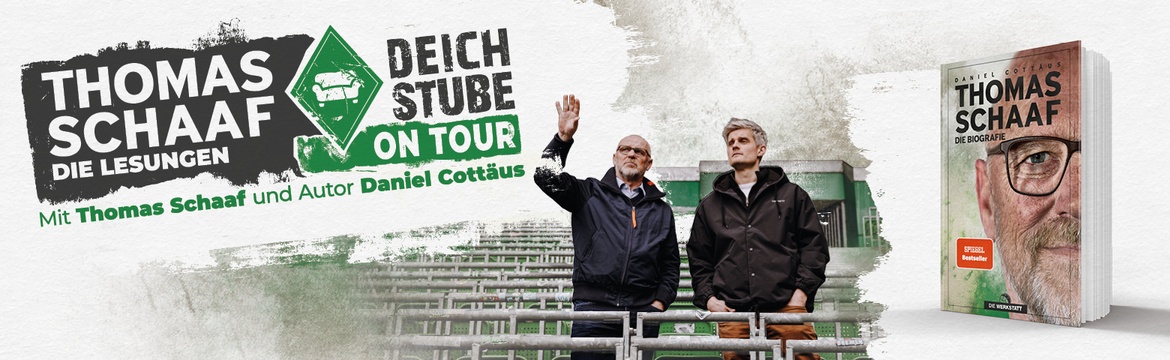 DeichStube on Tour in München - die Lesetour mit Thomas Schaaf und Daniel Cottäus