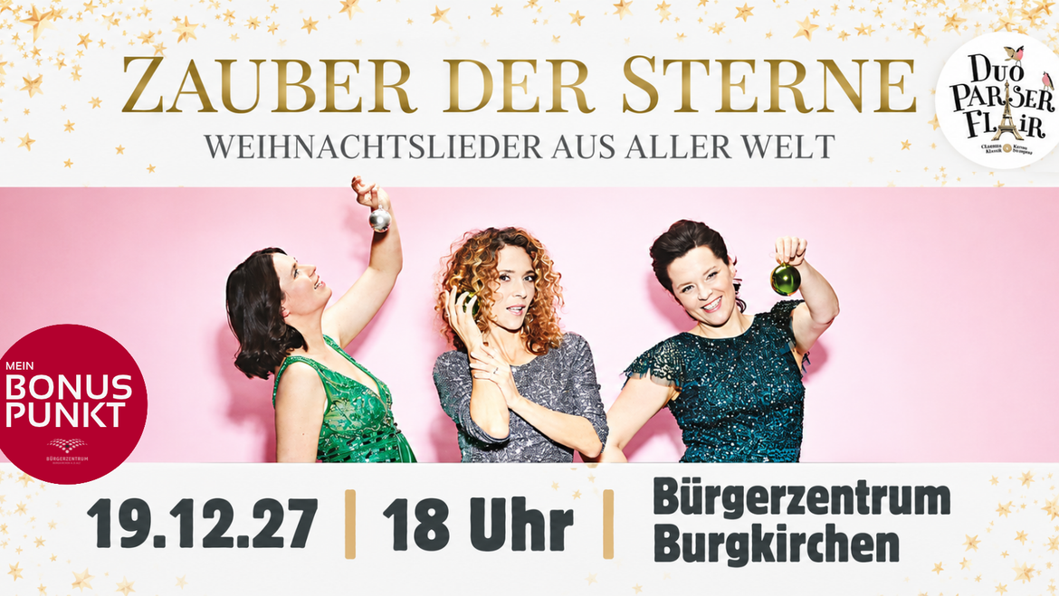Weihnachtsprogramm: Der Zauber der Sterne