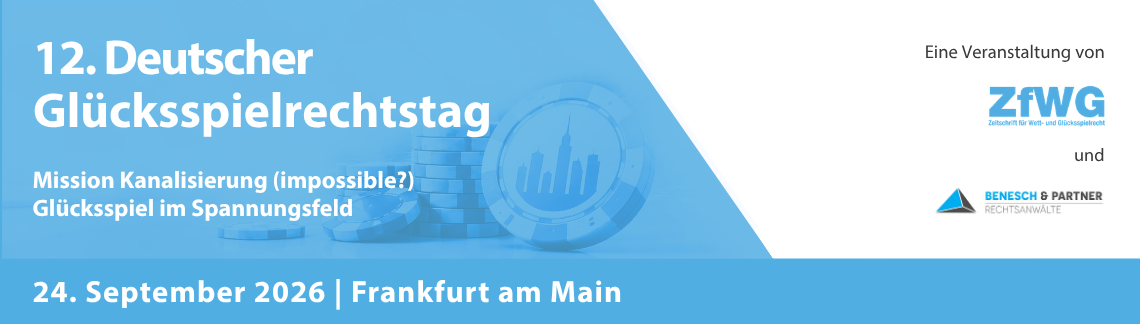 12. Deutscher Glücksspielrechtstag 2026