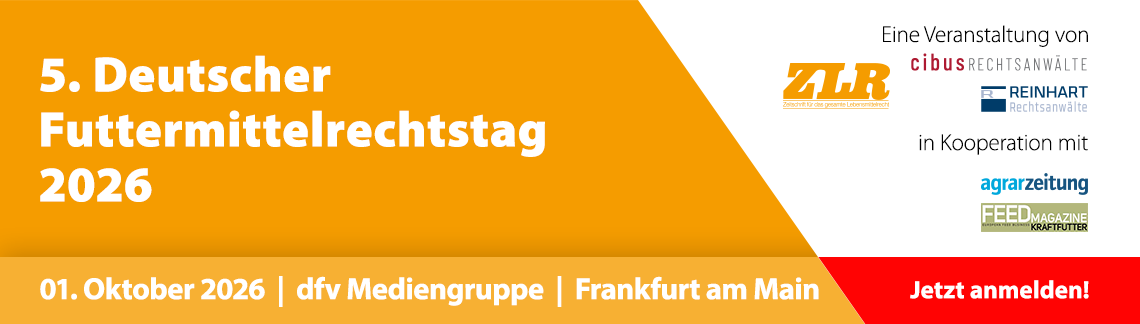 5. Deutscher Futtermittelrechtstag 2026