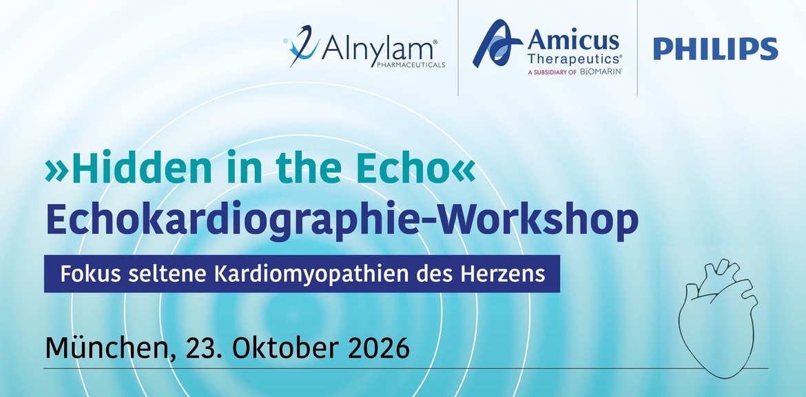 Hidden in the echo – Echokardiographie-Workshop | 23.10.2026 München
