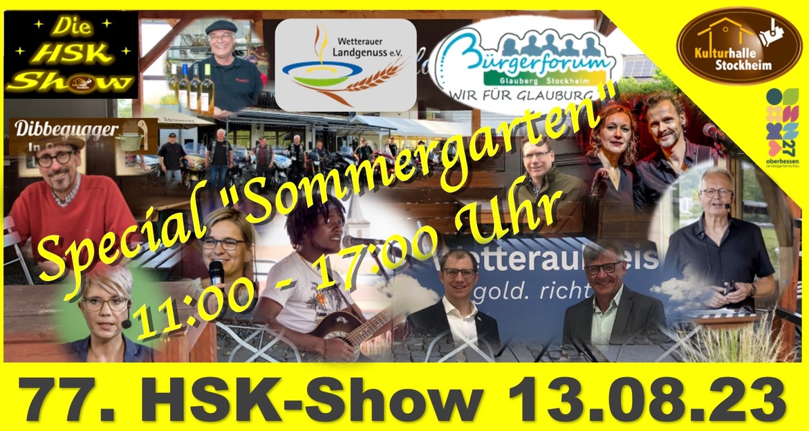 Das Bürgerforum und der Wetterauer Landgenuss im Sommergarten