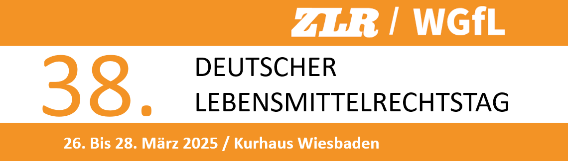 38. Deutscher Lebensmittelrechtstag 2025
