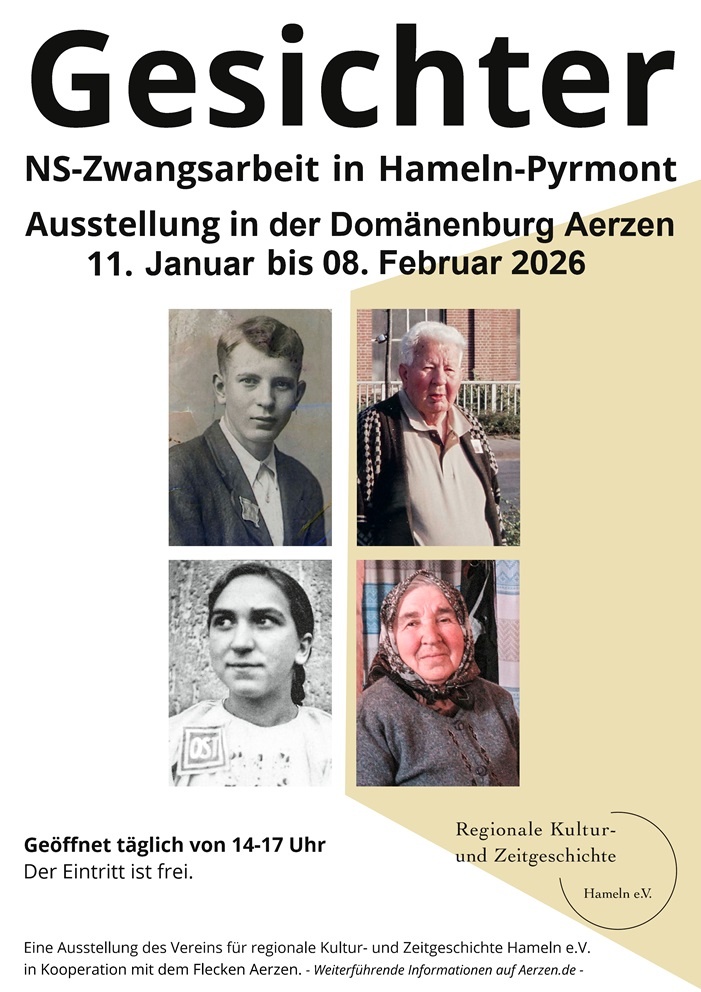 Ausstellung "Gesichter" NS-Zwangsarbeit in Hameln-Pyrmont