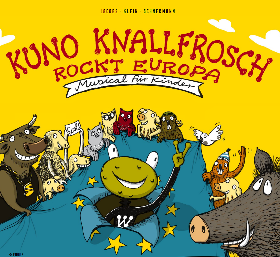 KUNO KNALLFROSCH ROCKT EUROPA       „Frosch’n’Roll – jetzt geht’s ab!“