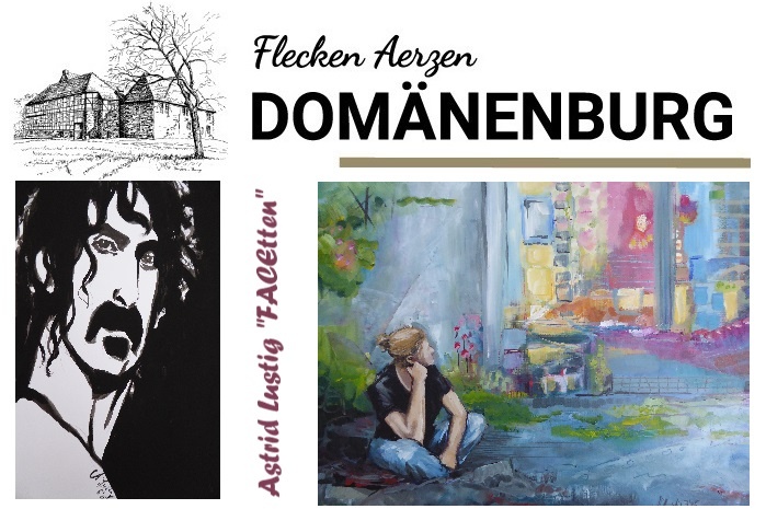 Kunstausstellung: Astrid Lustig "FACEtten" - Urban Sketching, Malerei ...und mehr !Eintritt frei!