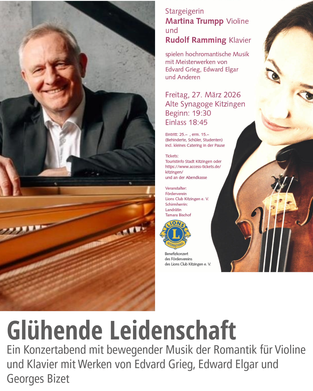 LIONS-Benefizkonzert 2026